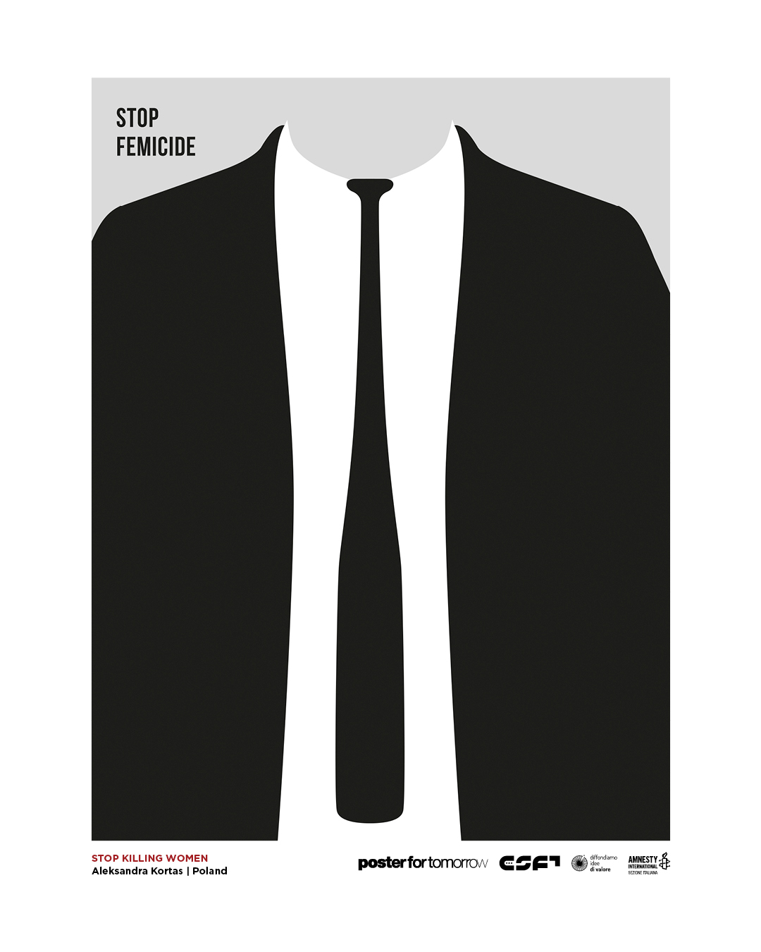 "STOP KILLING WOMAN - BASTA UCCIDERE LE DONNE": la Città di Surbo "adotta" i dieci manifesti